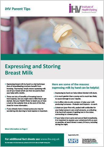 Expressing And Storing Breast Milk