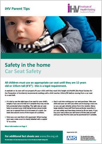 PT – Car seat safety