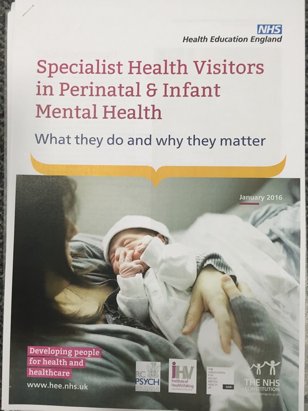 New Framework - Specialist Health Visitors in Perinatal and Infant Mental Health - What they do and why they matter