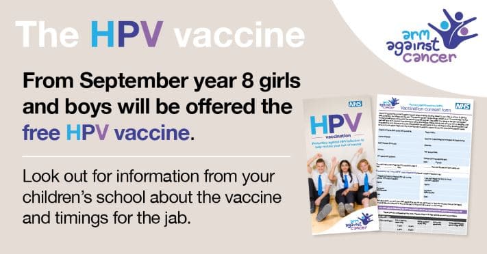 hpv vaccine cancer uk