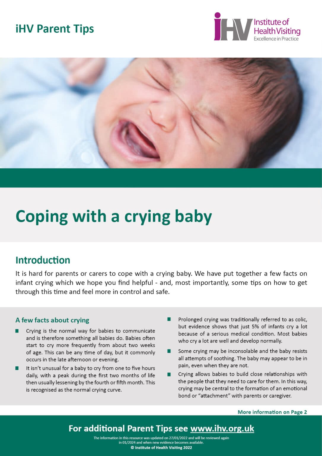 PT – Coping With A Crying Baby