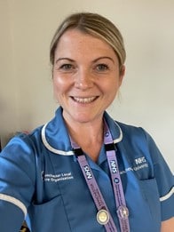 Nurse smiling